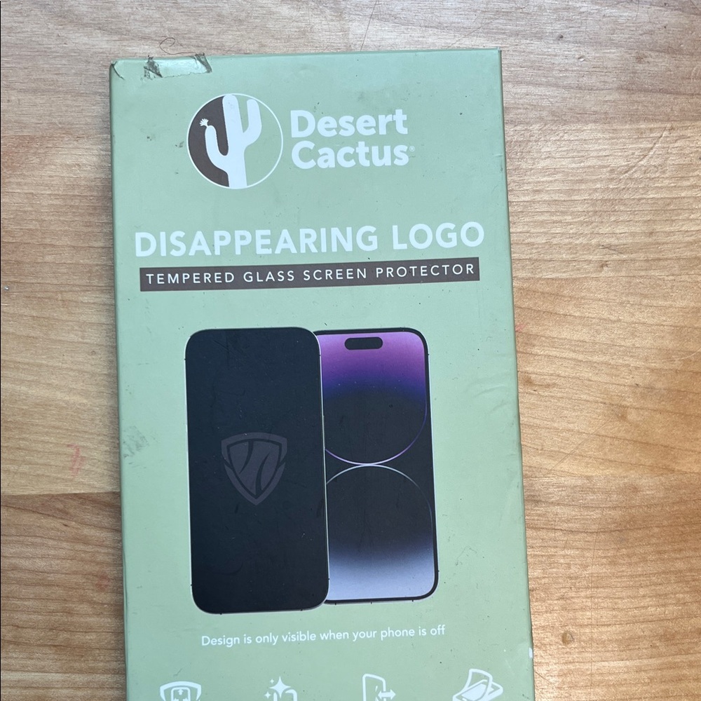 Disappearing Logo Tempered Glass Screen Protector - Green